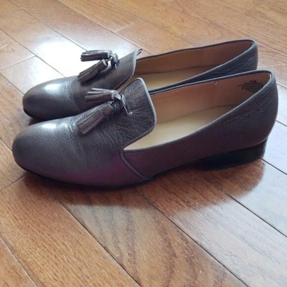 Nine West Women's Brown Tassel Loafers - Size 6.5